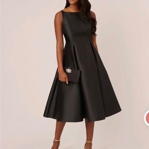 Adrianna Papell Mikado Midi Dress Size 14 PETITE